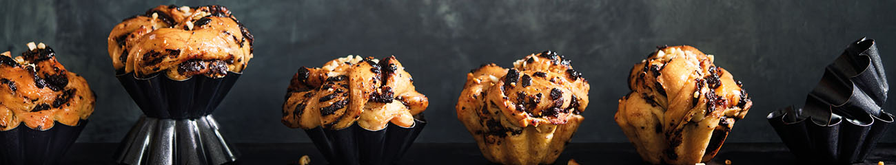 Chocolade hazelnoot briochebroodjes 