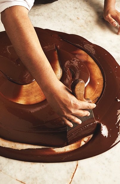 Chocolade tempereren