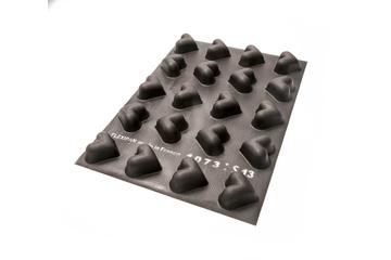 Flexipanmat hartjes 75x65mm