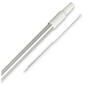 Steel alu/kst wit 150 cm