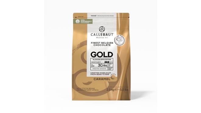 Caramelchocolade gold 4x2,5kg