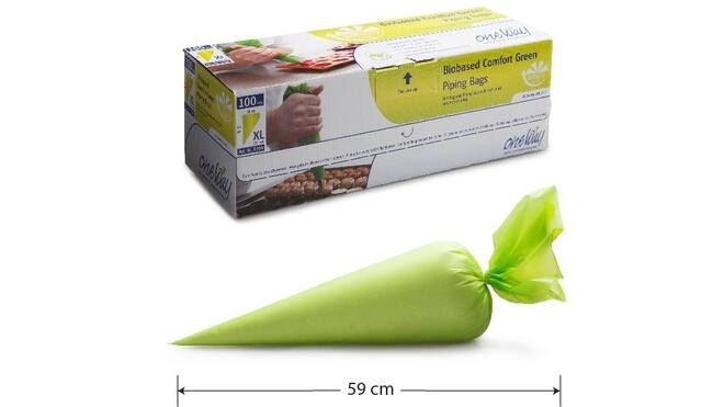 Spuitzak Bio Based groen XL