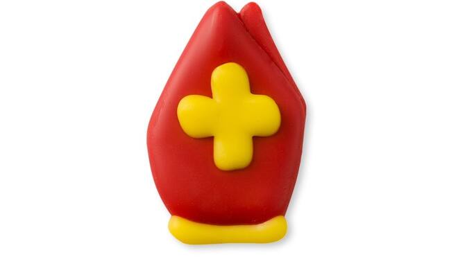 Sinterklaas mijter deco 20x30mm
