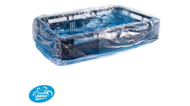 Kratzak easy-open 60x25x85 blauw HDPE 9mu