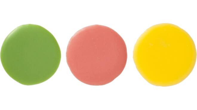 Gekleurde ronde galettes 700st