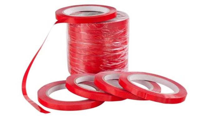 Sluittape 9mmx66m rood