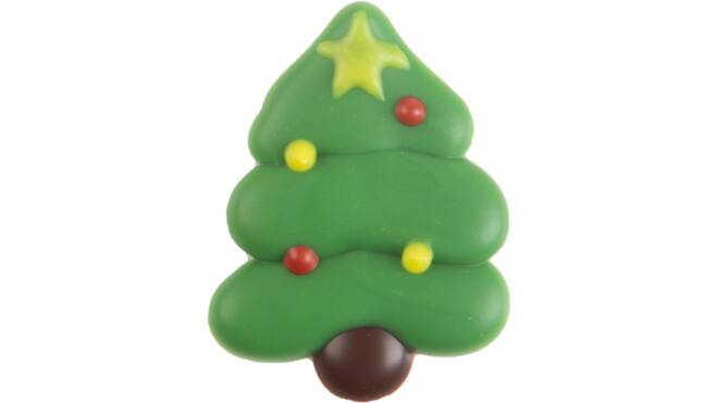 Kerstboom deco 30x20mm
