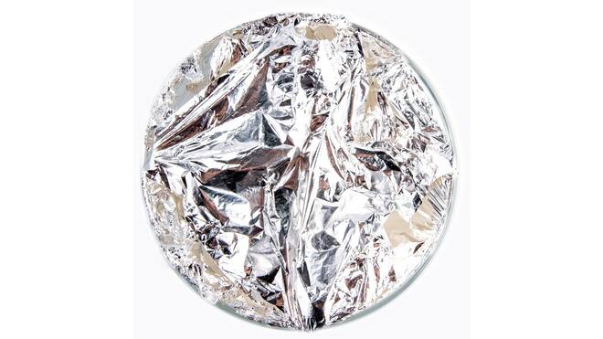 Bladzilver 86x86 cm