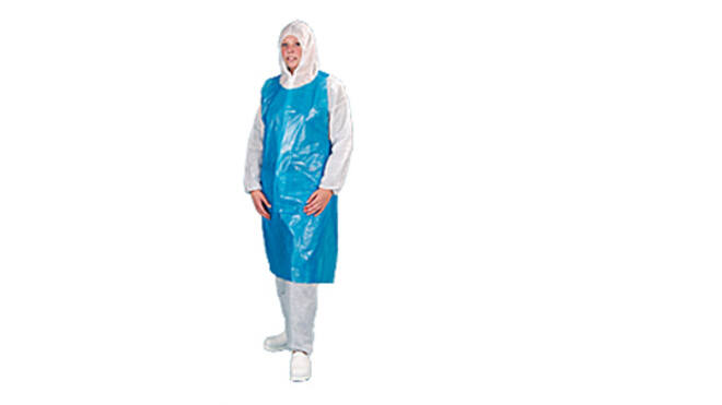 Schorten wegwerp blauw 100 st