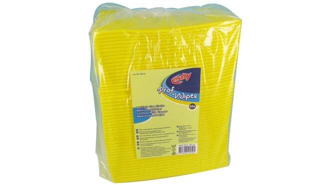 Sopdoek 38x40cm geel 50st