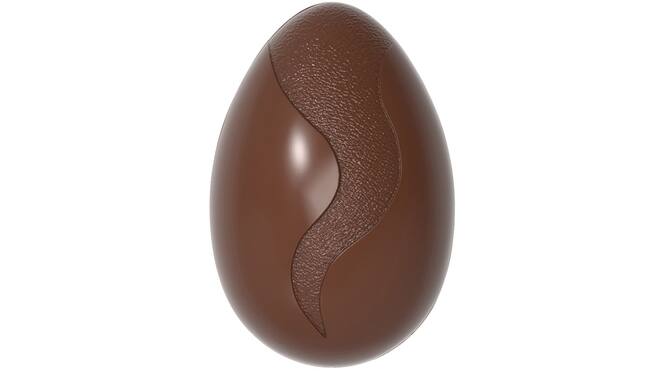 Chocovorm ei met vlam 12107