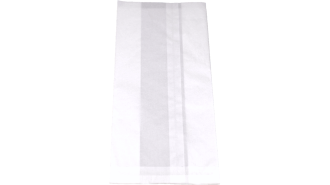 Oliebolzak 16x26x38 50g wit