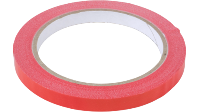 Sluittape 9mmx66m rood