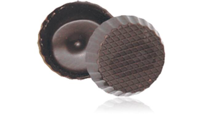 Petitfour rond gekarteld puur