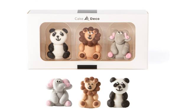 Decoratie jungledier (2D) 3 st