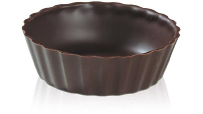 Petitfour cup gekarteld puur