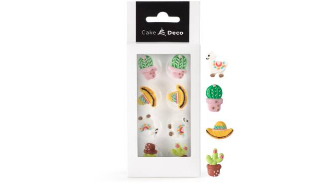 Decoratie mexicain (2D) 8 st
