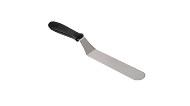 Glaceermes met knik 150 mm