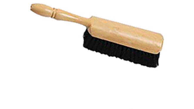 Handveger hout zwarthaar zacht