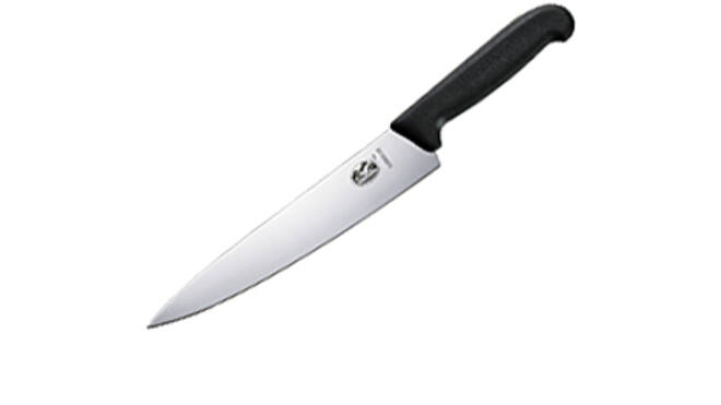 Korstmes zwart 220 mm