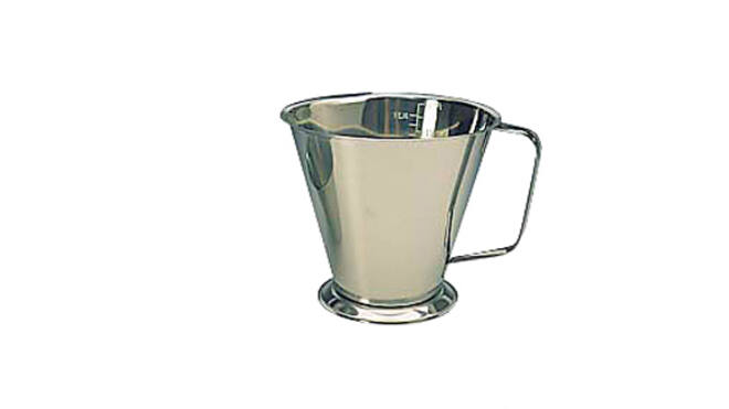 Maatbeker rvs 2L