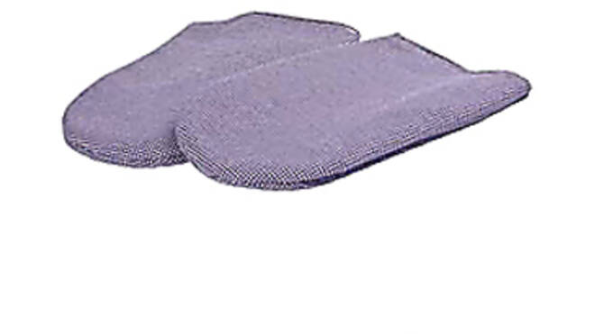 Ovenwanten blauw geruit (paar)