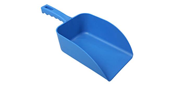 Schep blauw 750 gr 31 cm