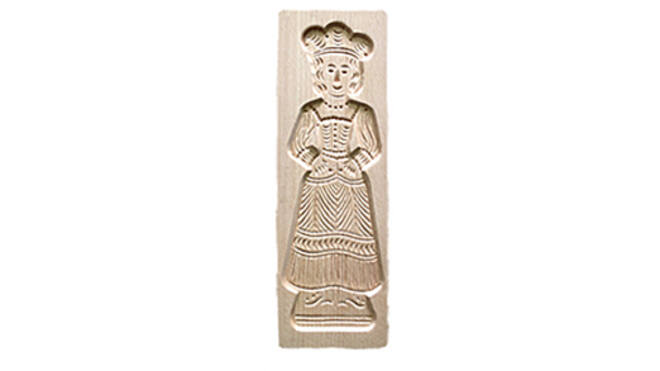 Speculaasplank vrouw 310x100mm