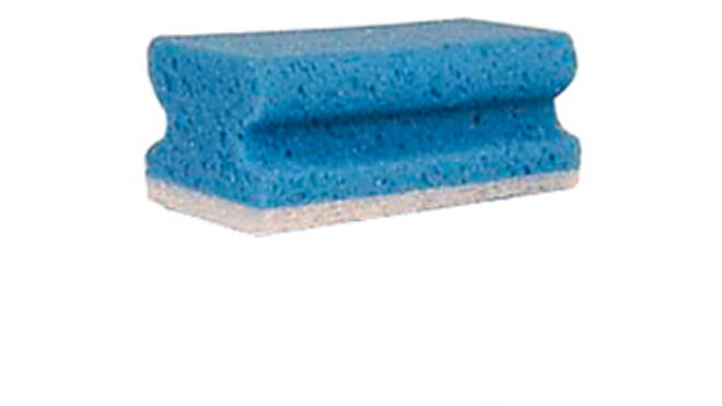 Schuurspons blauw/wit 10st