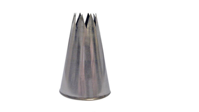 Spuitje rvs 8-tands Ø 15 mm