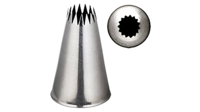 Spuitje rvs 15-tands Ø 12 mm