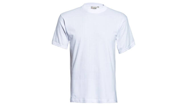 Dropdown T shirt katoen