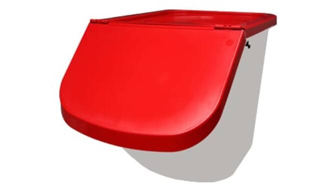 Grondstofcontainer 40L rood