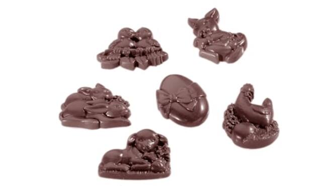 Chocovorm paasgarnituur 1405
