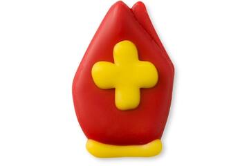 Sinterklaas mijter deco 20x30mm