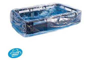 Kratzak easy-open 60x25x85 blauw HDPE 9mu