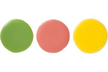 Gekleurde ronde galettes 700st