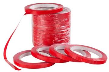 Sluittape 9mmx66m rood
