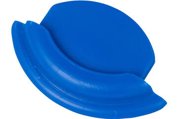 Eindstop blauw ophangsyst(2st)