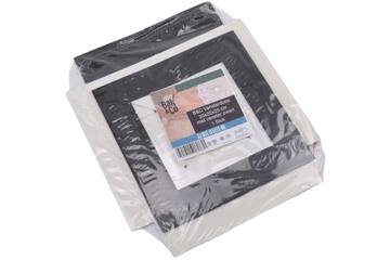 Taartds+v b&c 20,3x20,3x25,4 zwartmat