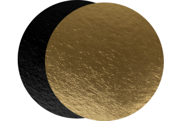 Karton Ø20 zwart-goud