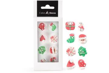 Deco kerst 2D 8st.90gr. groen