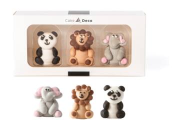 Decoratie jungledier (2D) 3 st