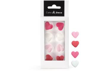 Decoratie hartjes 8 st