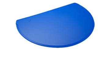 Deegkrabber rond blauw groot