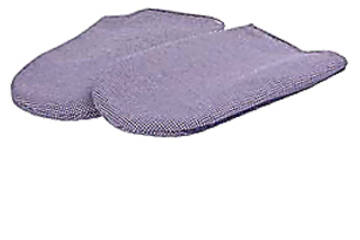 Ovenwanten blauw geruit (paar)