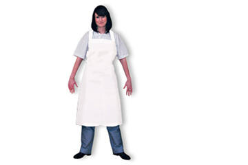 Schort wit 80 cm