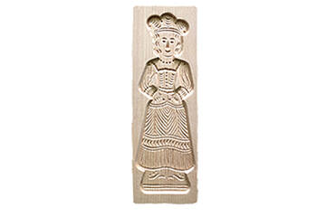 Speculaasplank vrouw 310x100mm