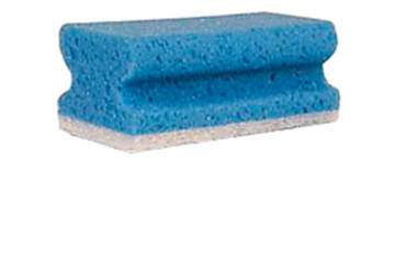 Schuurspons blauw/wit 10st