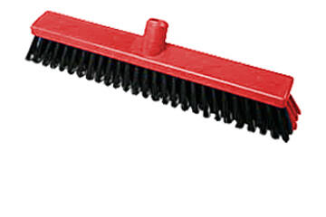 Vloerveger rood hard/zacht 60